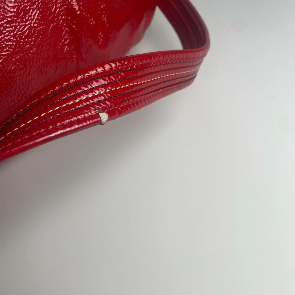 Coach Poppy RARE Flower Applique Patent Leather Bucket Bag - Picture 13 of 14